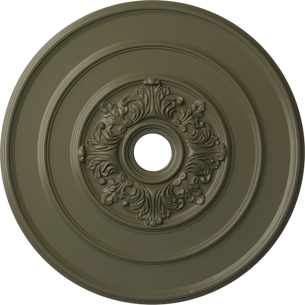 Ekena Millwork Traditional with Acanthus Leaves Ceiling Medallion, 26"OD x 3 1/8"ID x 1 1/2"P, Painted Turtle CM26TAPTF - main